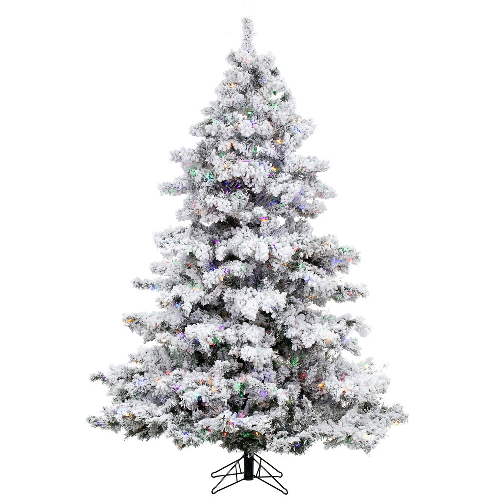 Vickerman 5.5ft. Alaskan Pine Artificial Christmas Tree Multi-Colored LED lights