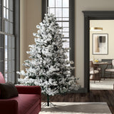 Vickerman 7.5ft. Alaskan Pine Artificial Christmas Tree in LED lights_1