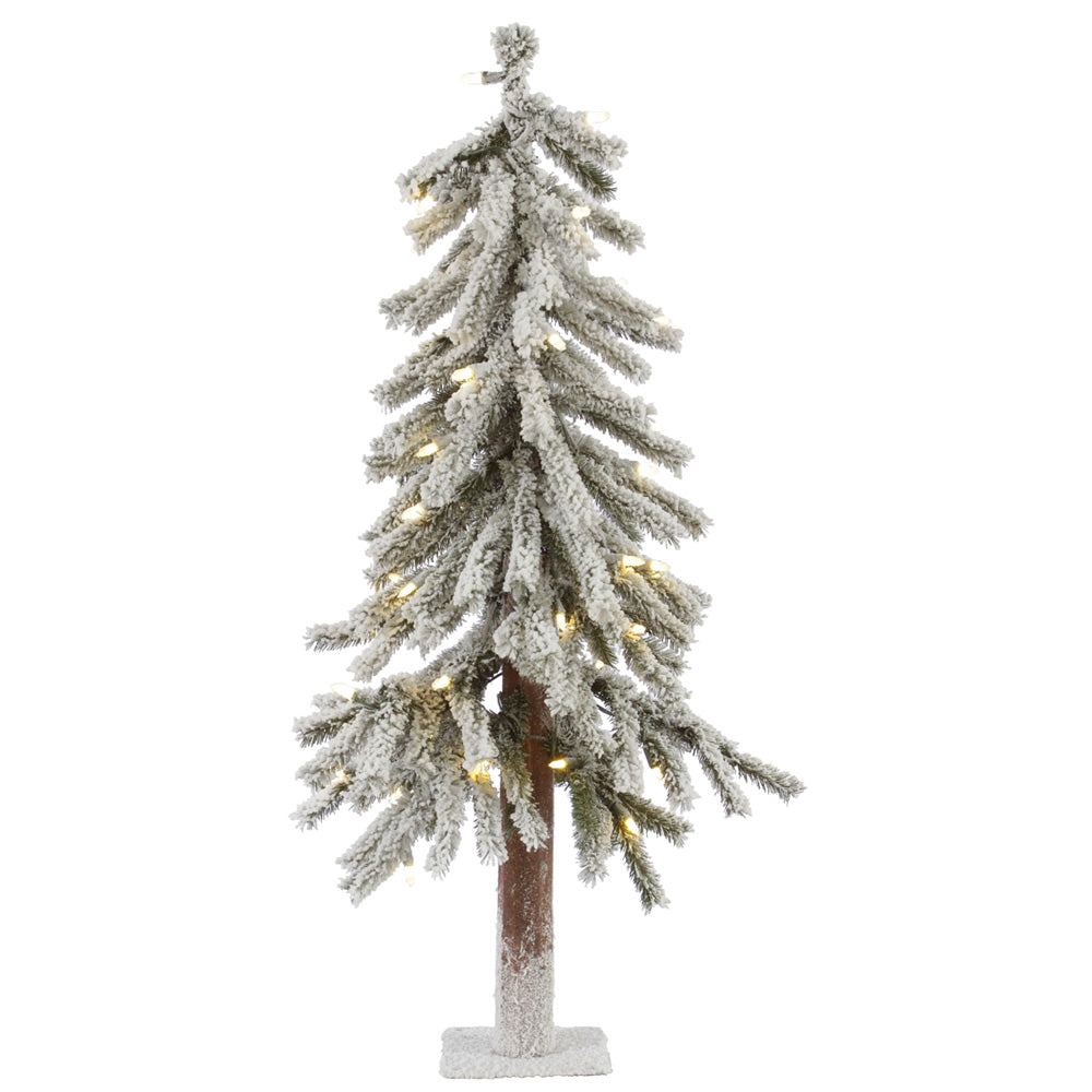 Vickerman 2ft. Alpine Artificial Christmas Tree in LED lights