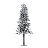 Vickerman 6ft. x 34in. Flocked Alpine Artificial Christmas Tree Unlit
