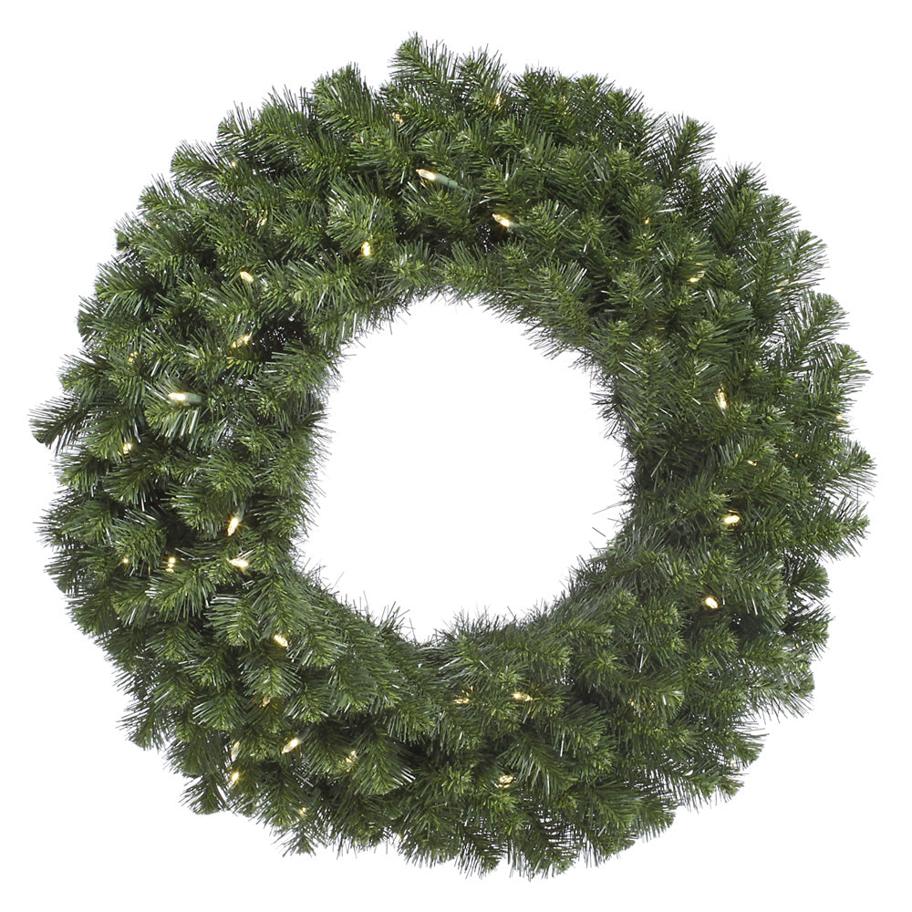 24" Douglas Fir Wreath 200T 50 Warm White LED