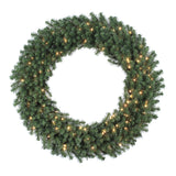 Vickerman 48in. Green 480 Tips Wreath 150 Clear Dura-Lit Lights