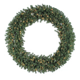 Vickerman 60in. Green 900 Tips Wreath 200 Clear Dura-Lit Lights