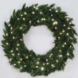 Vickerman 36in. Green 200 Tips Wreath 70 Clear Dura-Lit Lights