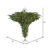 Vickerman 7.5ft. Upside Down Artificial Christmas Tree in LED Lights - BulbAmerica
