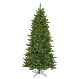 Vickerman 6.5Ft. Green 1078 Tips Christmas Tree 550 Clear Dura-Lit