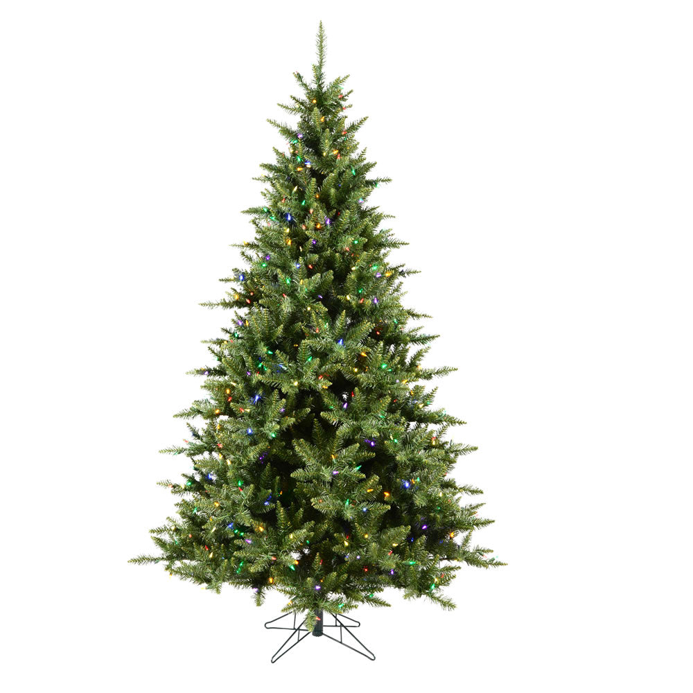 Vickerman 4.5ft. Camdon Fir Artificial Christmas Tree Multi-Colored LED Lights