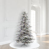 Vickerman 6.5ft. Sierra Fir Artificial Christmas Tree Multi-Colored LED lights - BulbAmerica