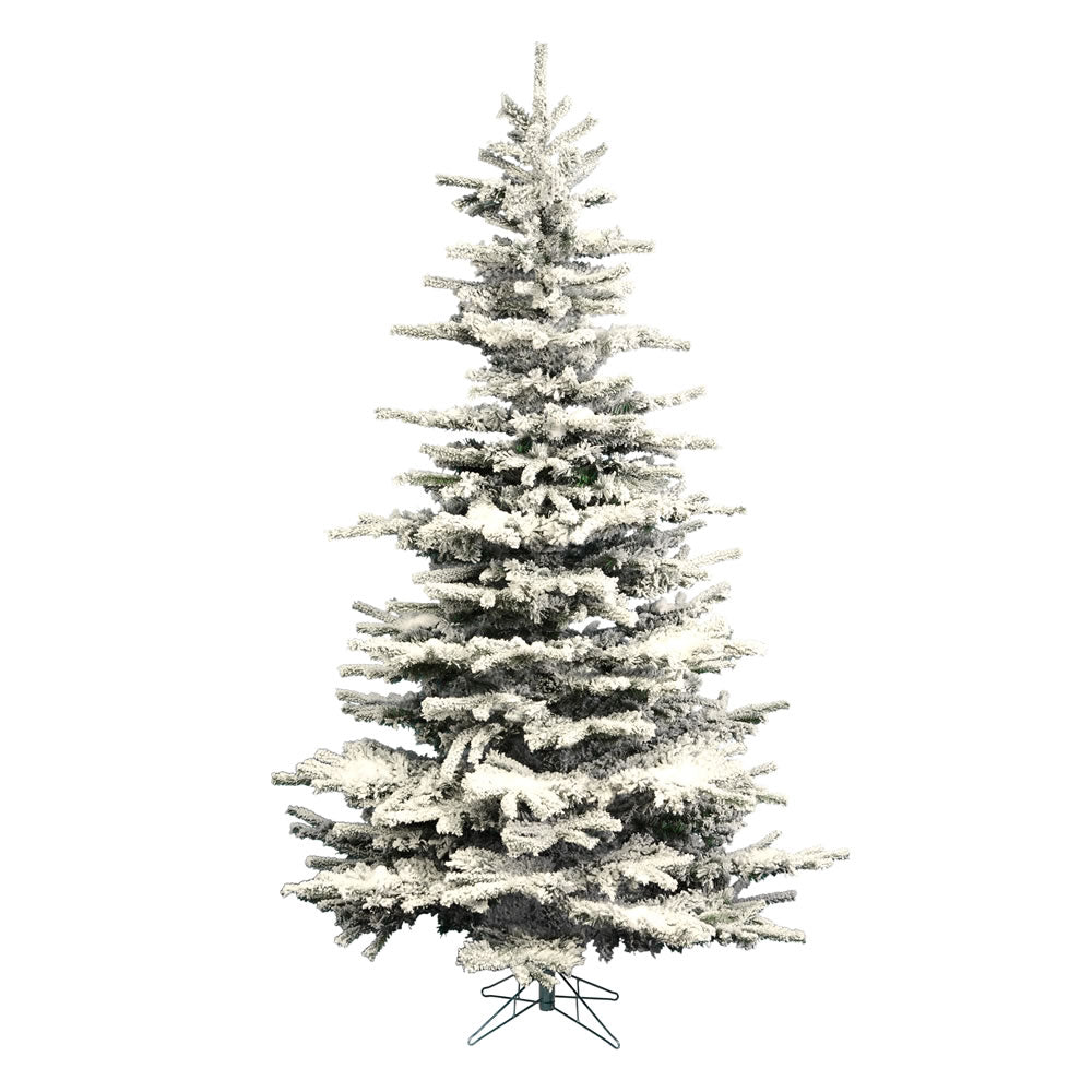 Vickerman 7.5ft. Flocked Sierra Fir Artificial Christmas Tree Unlit