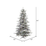 Vickerman 8.5ft. Sierra Fir Artificial Christmas Tree Multi-Colored LED lights_2