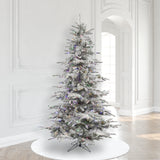 Vickerman 12ft. Sierra Fir Artificial Christmas Tree Multi-Colored LED lights_1