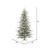 Vickerman 6.5ft. Sierra Fir Slim Artificial Christmas Tree in LED lights_2