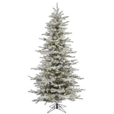 Vickerman 6.5ft. Sierra Fir Slim Artificial Christmas Tree in LED lights
