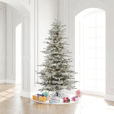 Vickerman 7.5ft. Sierra Fir Slim Artificial Christmas Tree in LED lights_2
