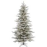 Vickerman 7.5ft. Sierra Fir Slim Artificial Christmas Tree in LED lights