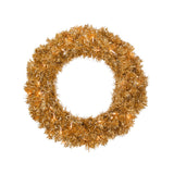 Vickerman 24in. Antique Gold 180 Tips Wreath 50 Clear Dura-Lit Lights