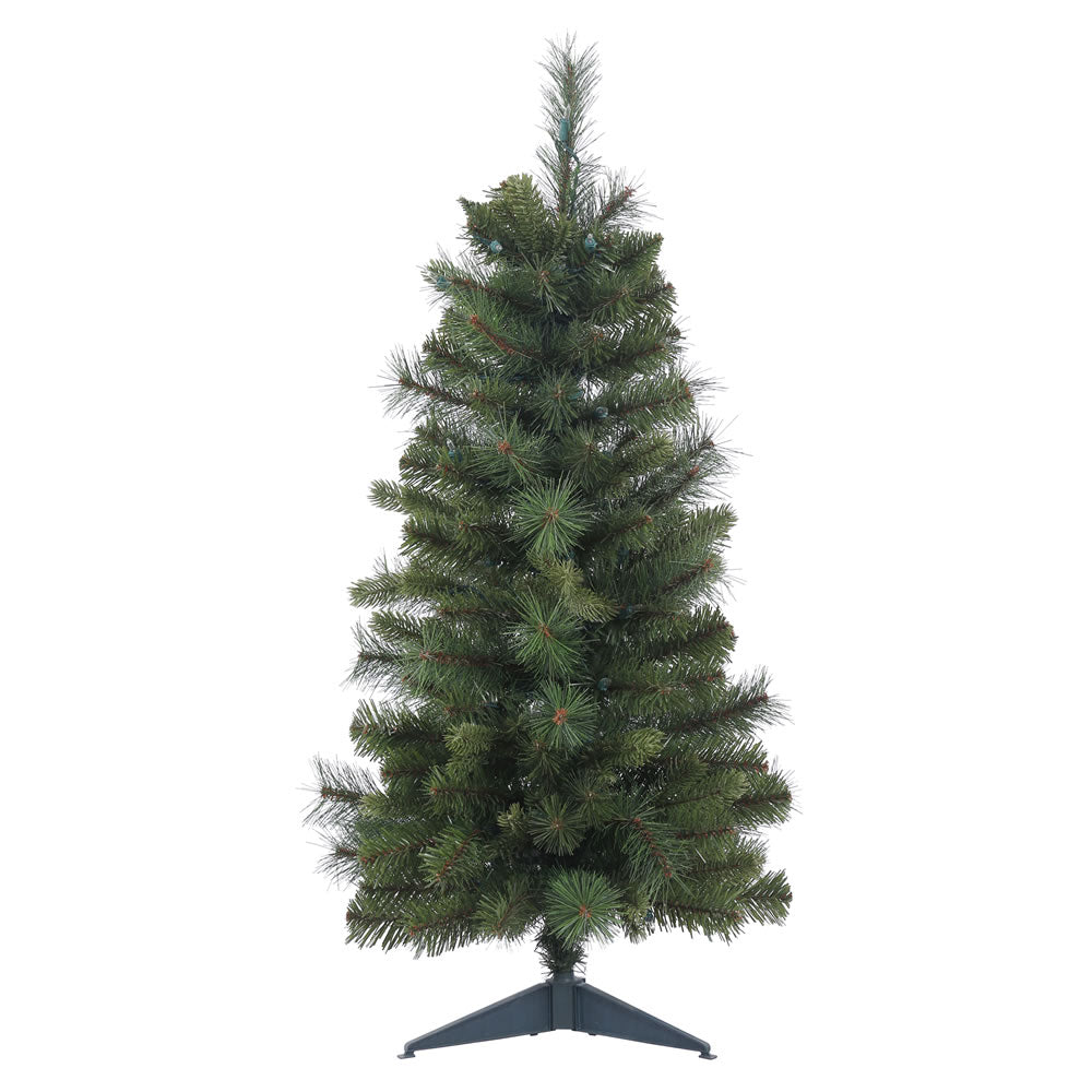 36in. x 19in. Classic Mixed Pine Tree 125Tips Plastic Stand