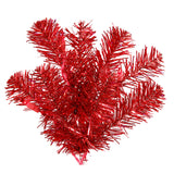 Vickerman 30in. Red 260 Tips Wreath 70 Red Mini Lights_1