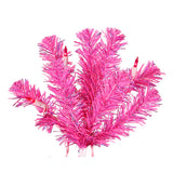 Vickerman 30in. Hot Pink 260 Tips Wreath 70 Pink Mini Lights_1