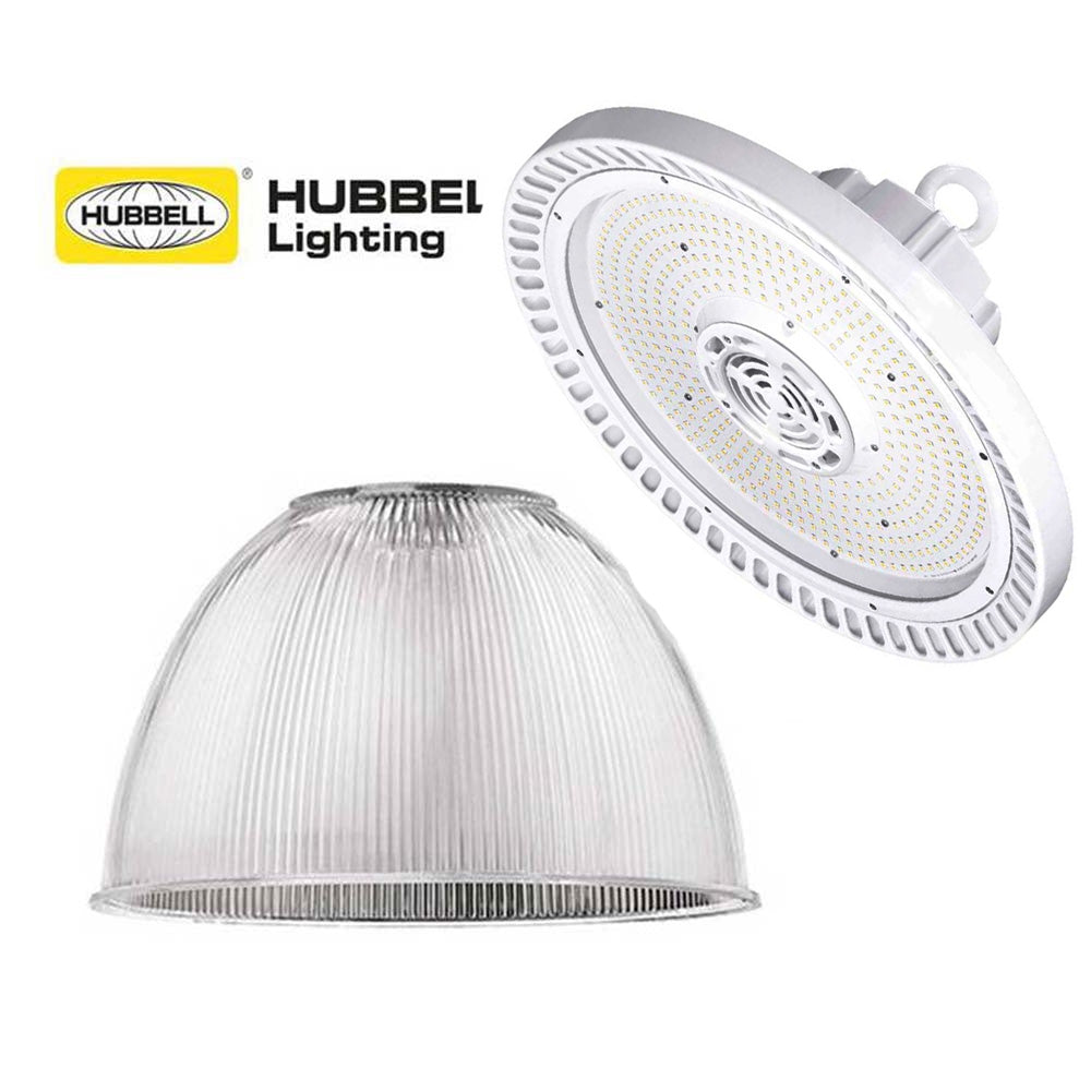 Hubbell Rlc Led Hubbell Round LED High Bay 200W 28,000Lm 4000K & 18in Diffuse Acrylic ...