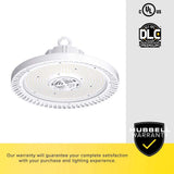 Hubbell 15-in Round LED High Bay 200W 28,000Lm 4000K Dimmable Clear Flat Lens_1