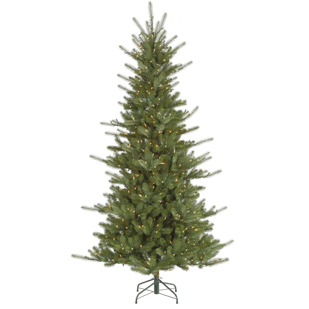 Vickerman 6.5Ft. Green 929 Tips Christmas Tree 500 Clear Mini Lights