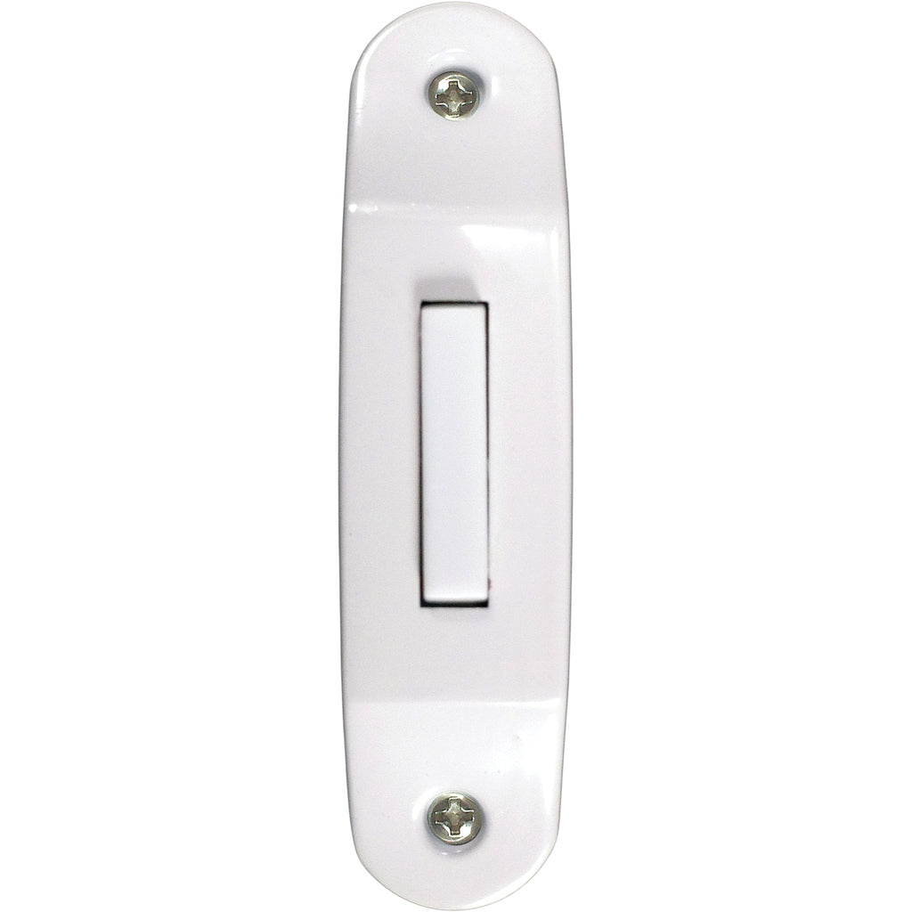 NICOR Lighted Decorative Door Bell Button for NICOR Prime Chime, White
