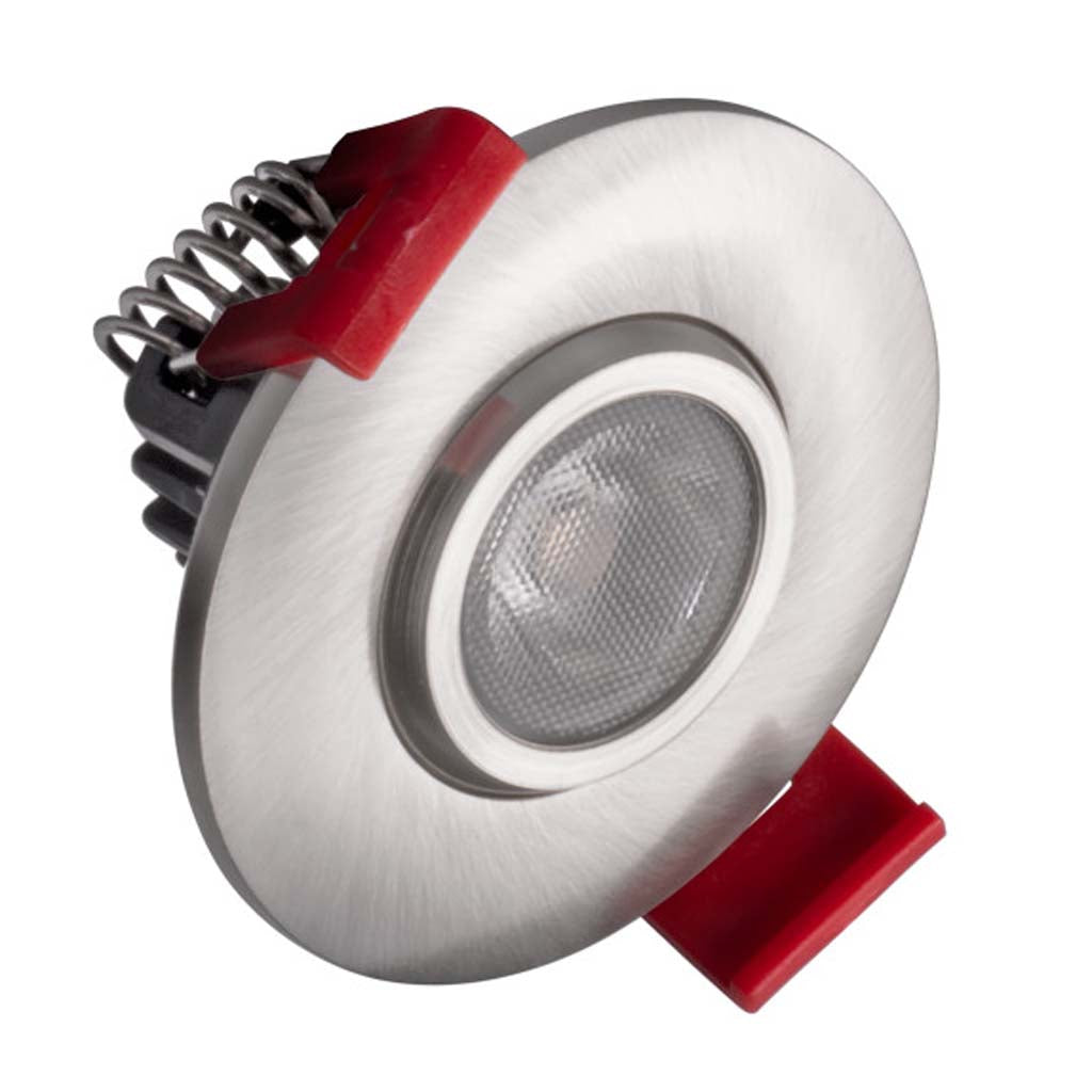 Nicor 2-in LED Nickel Gimbal 5000K Recessed Downlight