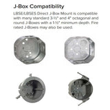 Current 4-in Square Low Profile Surface Mount 3000K 80CRI Direct J-Box Mount_2