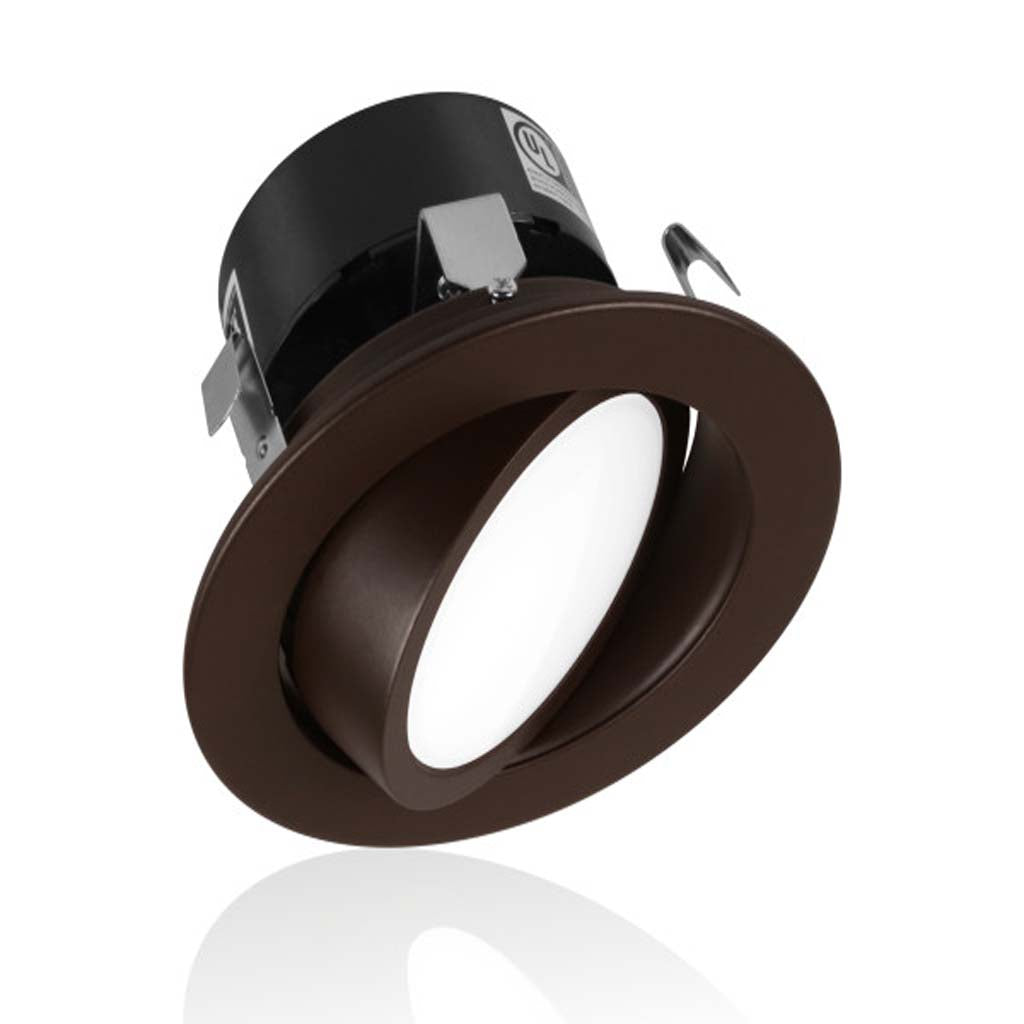 Nicor DLG4 Series 4-in Oil-Rubbed Bronze LED 4000K Gimbal Downlight