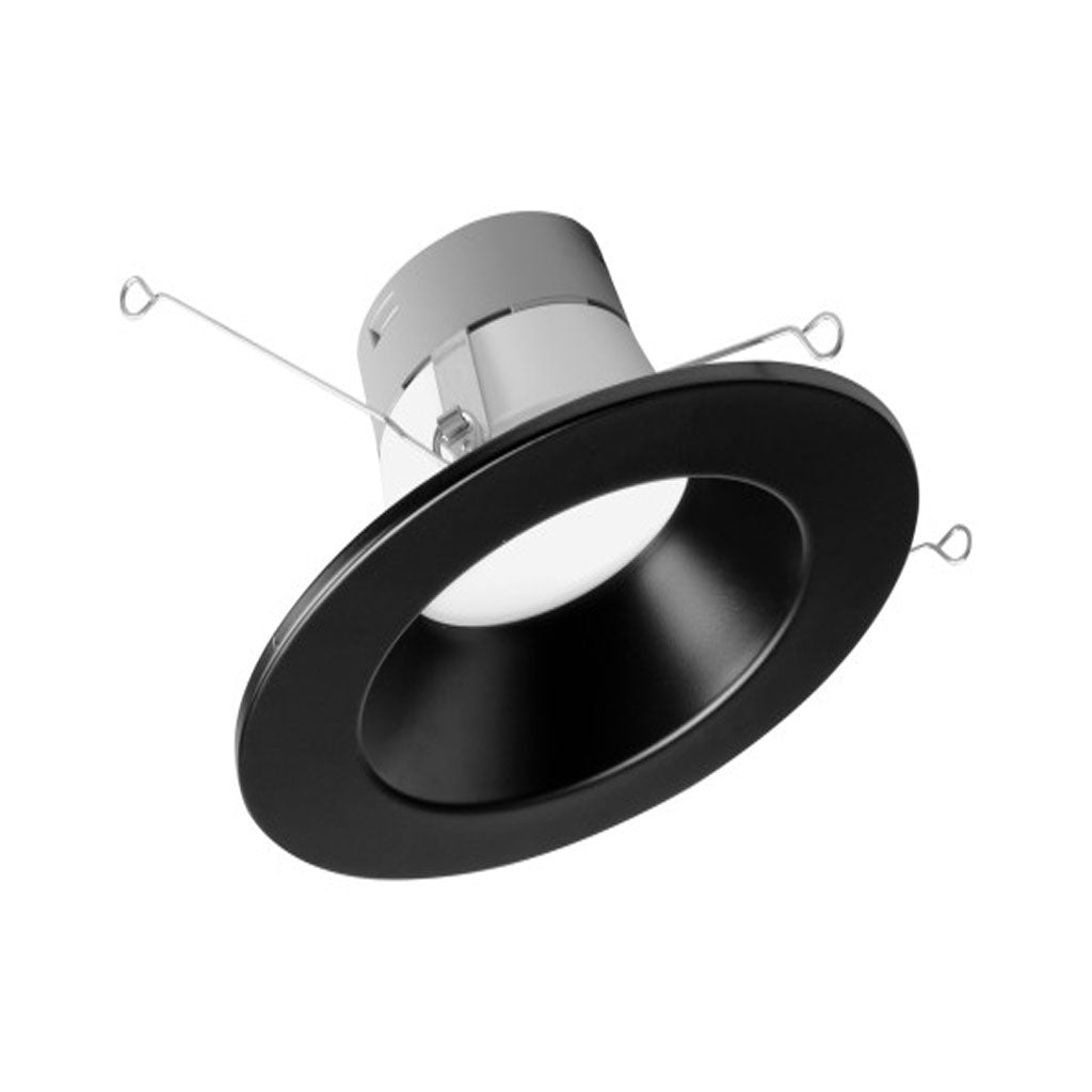 Nicor  5/6-in Black Selectable Recessed LED Downlight