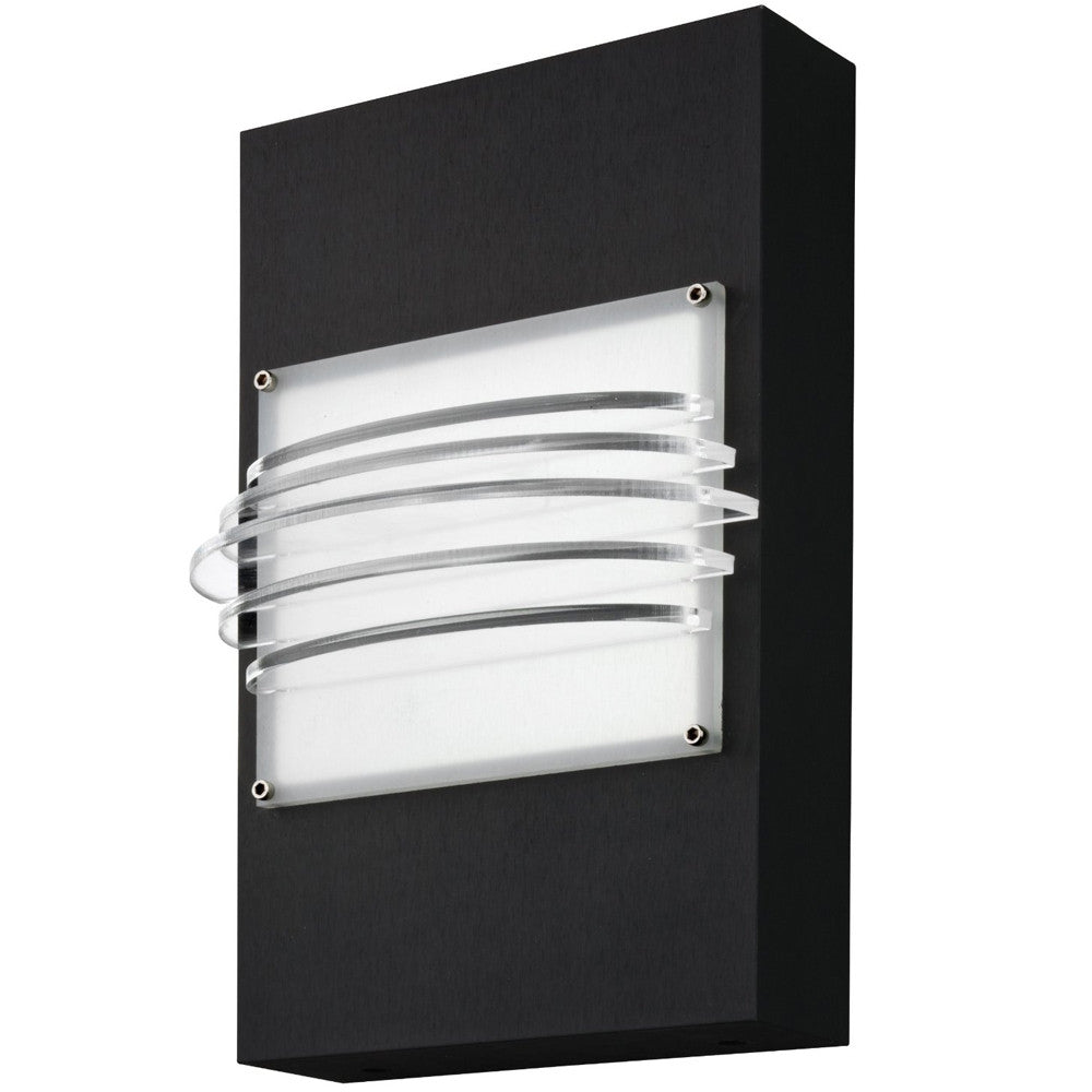 Lithonia DLSD1 MB Decorative Shallow Box with Clear Radius Ribs Sconce Diffuser