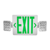 Nicor ECL3 Self-Diagnostic LED Emergency Exit Sign Combo Green Lettering