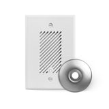 Nicor Single-Gang Electronic Door Chime Kit with Brushed Nickel Stucco Button