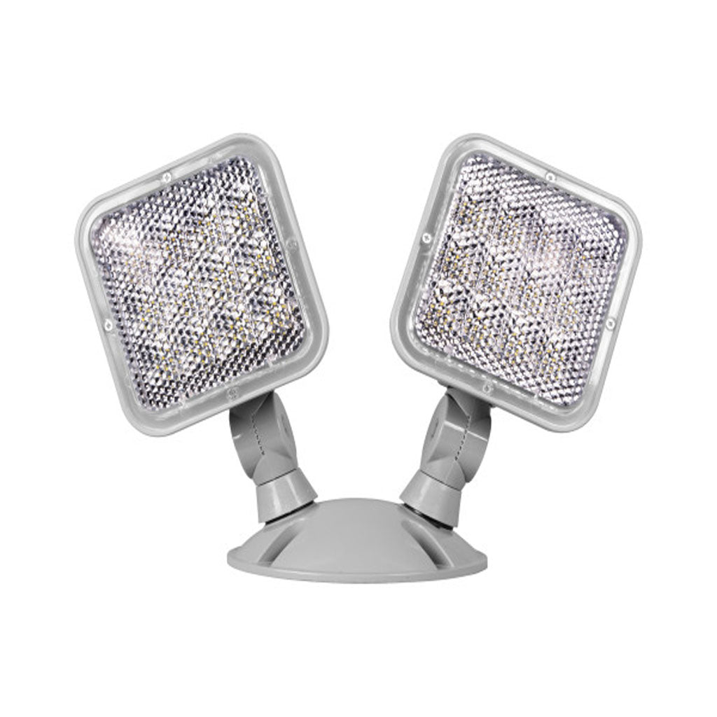 Nicor Weather Resistant Emergency LED Remote Light Fixture Double Head