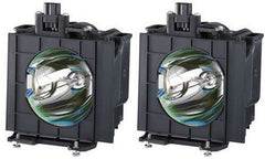 Twin PK Panasonic PT-D7000 Projector Housing with Genuine Original OEM Bulb