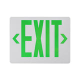 Nicor EXL4 Series LED Emergency Exit Sign Green Lettering