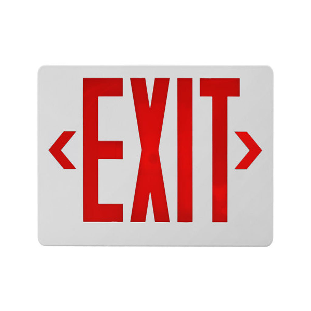 Nicor EXL4 Series LED Emergency Exit Sign Red Lettering