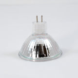 EXT/R BulbAmerica MR16 50w 12v Red Color w/ Front Glass GU5.3 Halogen Light Bulb - BulbAmerica