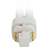 Ushio 3000246 - CF13DE/835 - 13W - 3500K - 4 Pin G24q-1 Base - Double Tube CFL_1