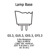 G5.3 GU5.3 GX5.3 GY5.3 lamp holder - 69751 TP-120E Replacement_1