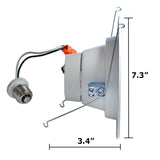 High Quality 5-6 inch Recessed LED 15W Soft White Retrofit Downlight Kit - 100w equiv. - BulbAmerica