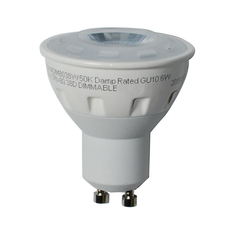 High Quality LED 6W GU10 MR16/PAR16 Daylight 350LM Flood Light Bulb