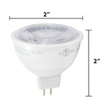 7W MR16 LED Daylight 5000K Dimmable 600LM Flood Light Bulb - 75w equal_1