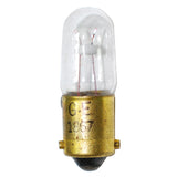 GE 1867 - 0.24w 4v T3.25 0.06A Ba9s Base Clear Low Voltage Miniature Light Bulb