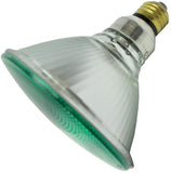 SYLVANIA 16665 Green 90W PAR38 120V Halogen Light Bulb