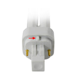 LUXRITE 13W GX23-2 2-Pin 2700K Warm White Fluorescent Light Bulb - BulbAmerica