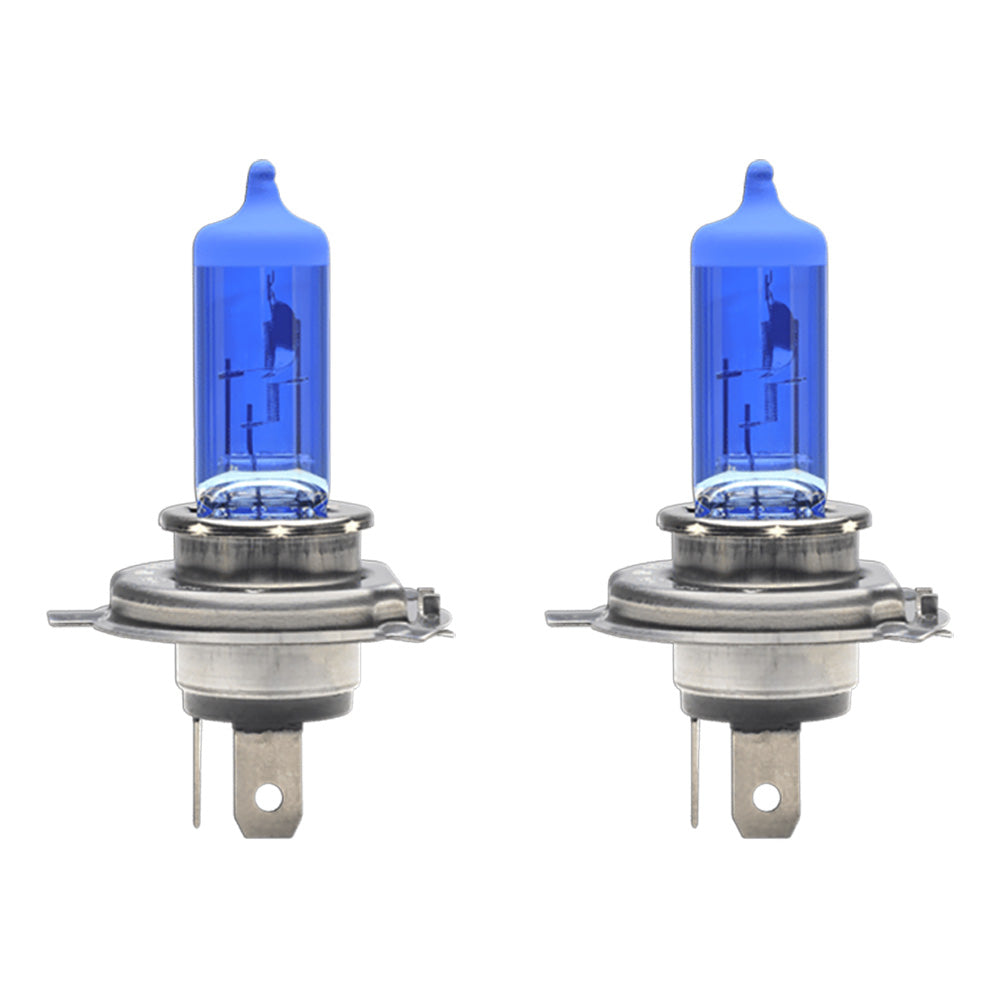 BULBAMERICA H4 - 100W/80W 12V P43T Xenon White Twin Pack Halogen Light Bulb