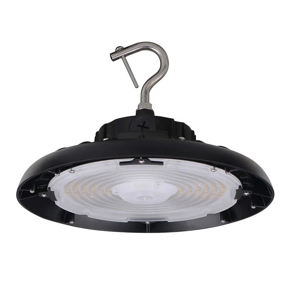Day-Brite HCY 150W UFO LED Wattage & CCT Selectable - Black Round High Bay
