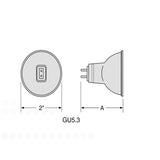 GE EXT 50w 12v Spot MR16 Halogen light bulb - BulbAmerica